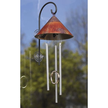 Sunblossom Solar Gifts Sunblossom Solar Gifts WSPT1-bl-tl Window Sprite Solar Powered Indoor Chime - Blue & Teal WSPT1-bl/tl